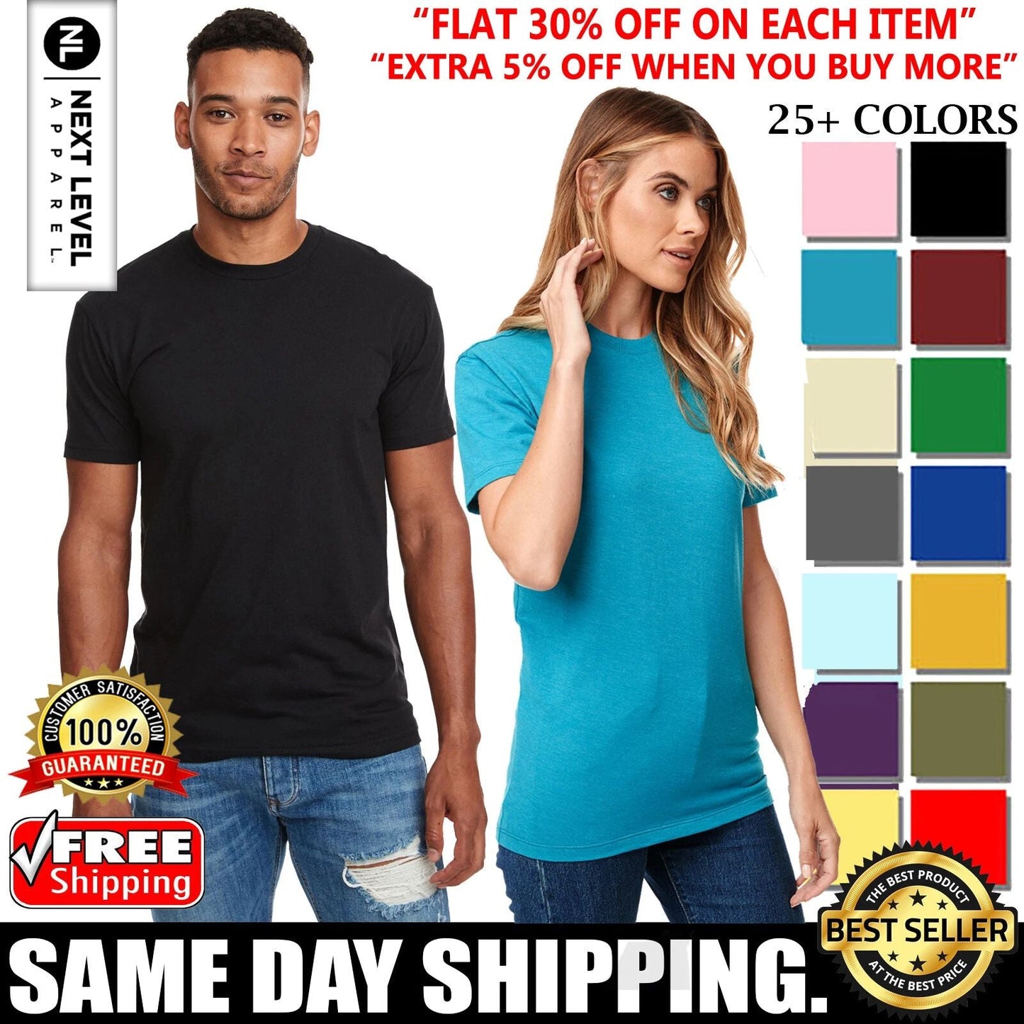 Next Level Apparel Unisex T Shirt Short Sleeves Premium Crew CVC T-Shirt - N6210 Unisex T-shirt, Sweatshirt, Hoodie, Long Sleeve Tee - T-Shirt, Sweatshirt, Hoodie