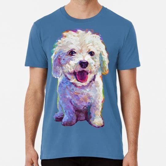 Cute Bichon Frise By Robert Phelps Size S to 5XL Made in the USA T-Shirt Unisex T-shirt, Sweatshirt, Hoodie, Long Sleeve Tee - T-Shirt, Sweatshirt, Hoodie