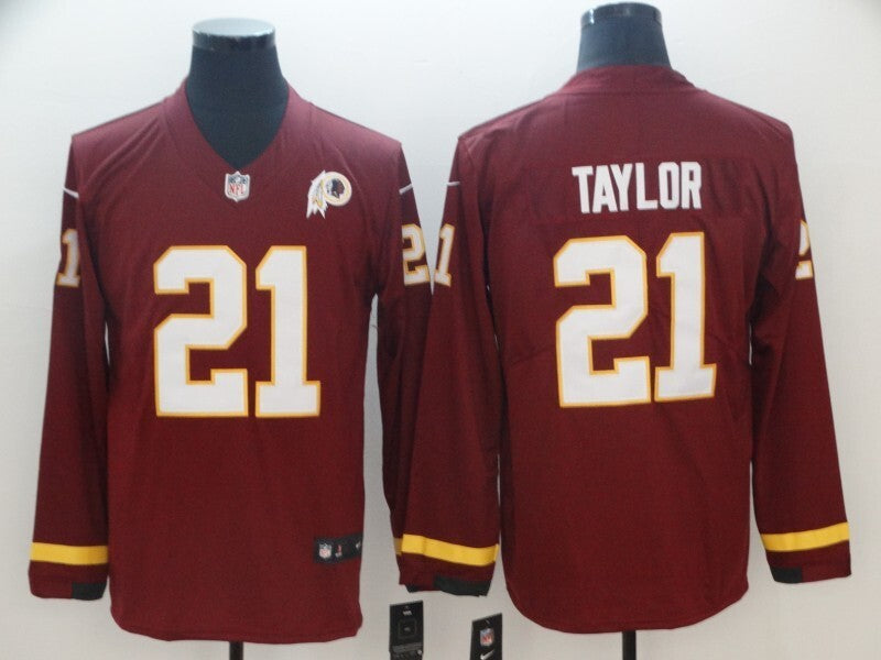 vWashington Redskins #21 Sean Taylor Football Jersey football jersey product view 1