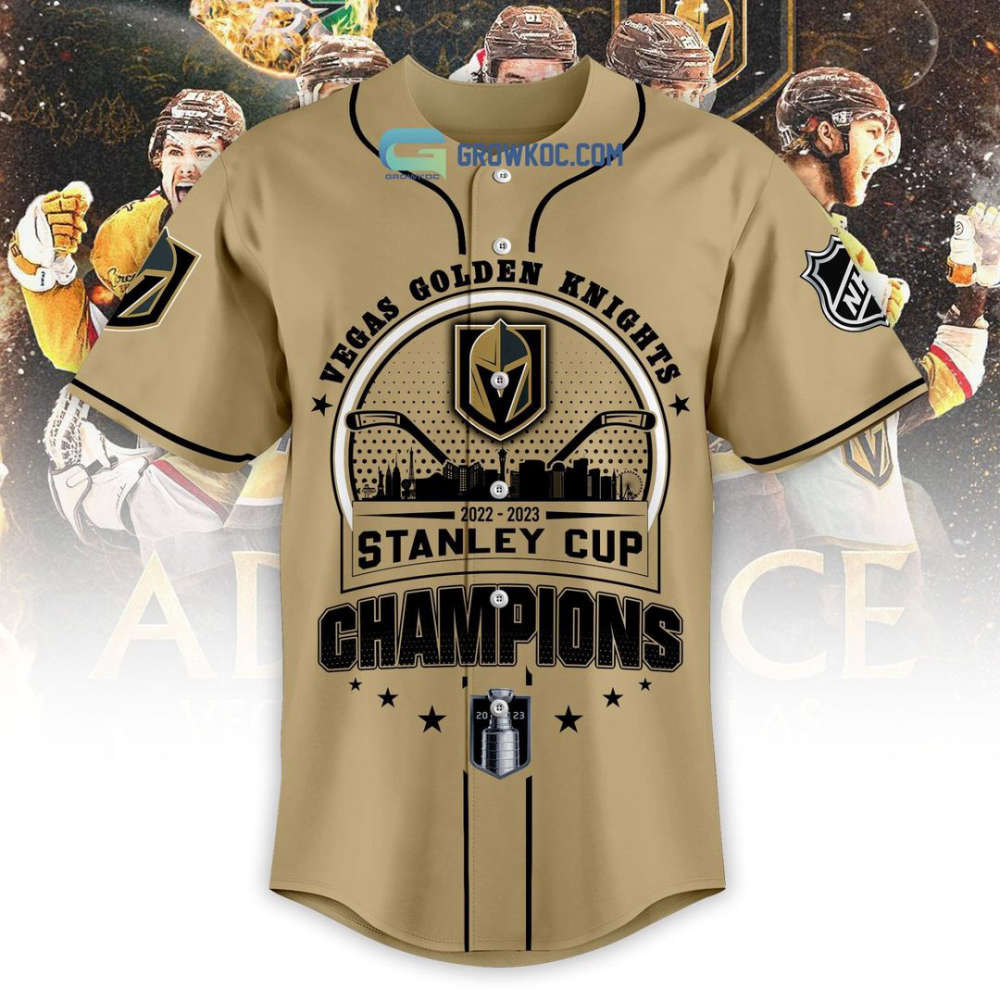Vegas Golden Knights Baseball Jersey Custom For Fans BJ0125 - lylyprint.com baseball jersey product view 3