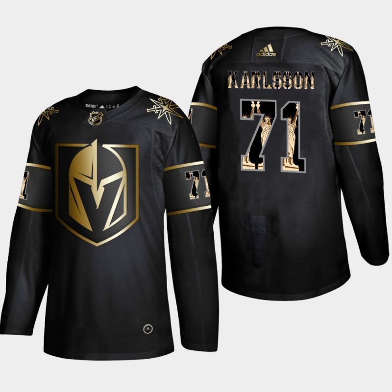 vegas golden knights #71 william karlsson Statue of Liberty Hockey Jersey hockey jersey product view 1