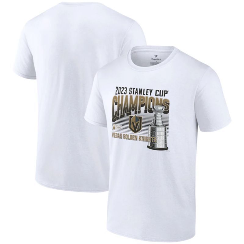 vegas golden knights white 2023 stanley cup champions t-shirt Hockey Jersey hockey jersey product view 1