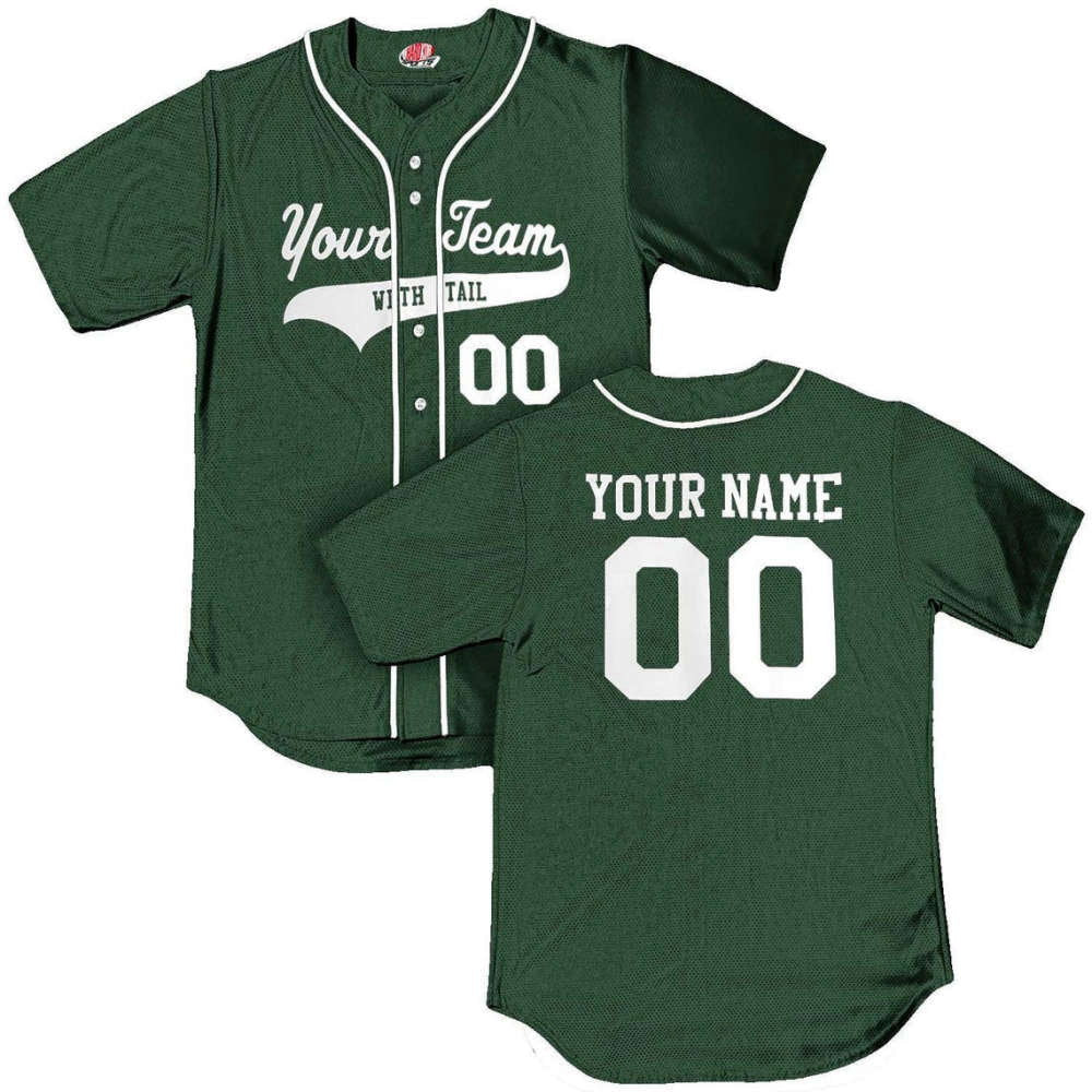 Vibrant Custom Team Jesus Green Baseball Jersey Adult Unisex S - 5XL Sizes - Aopprinter baseball jersey product view 2
