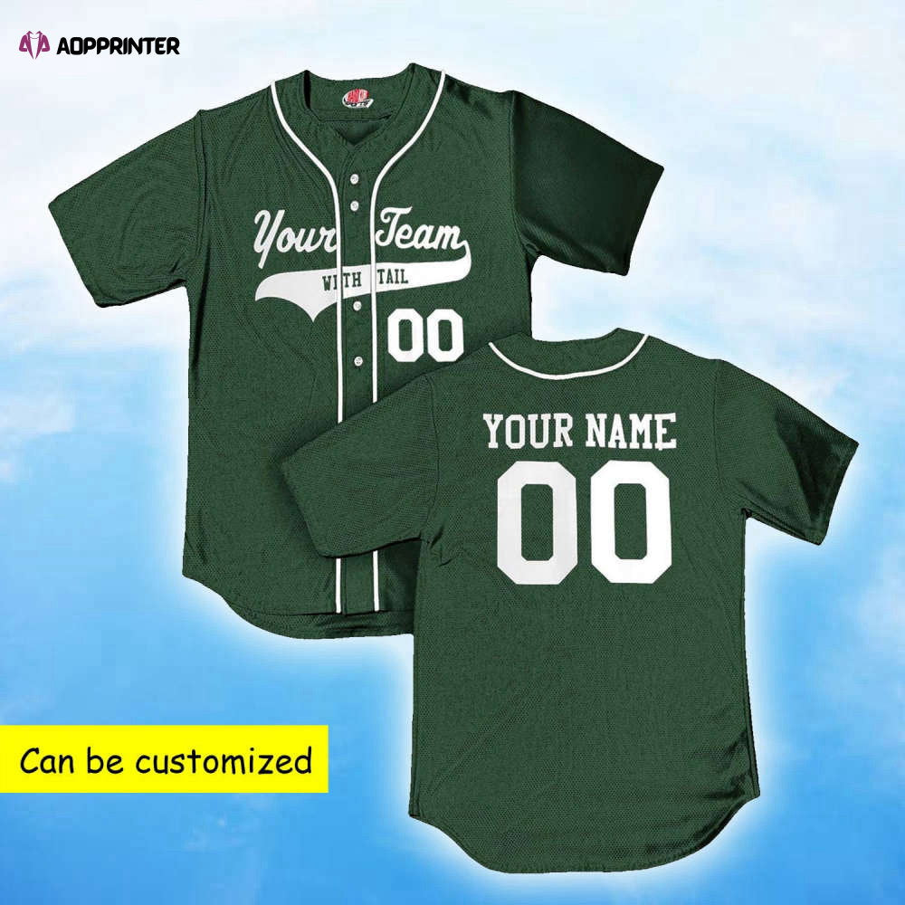 Vibrant Custom Team Jesus Green Baseball Jersey Adult Unisex S - 5XL Sizes - Aopprinter baseball jersey product view 1