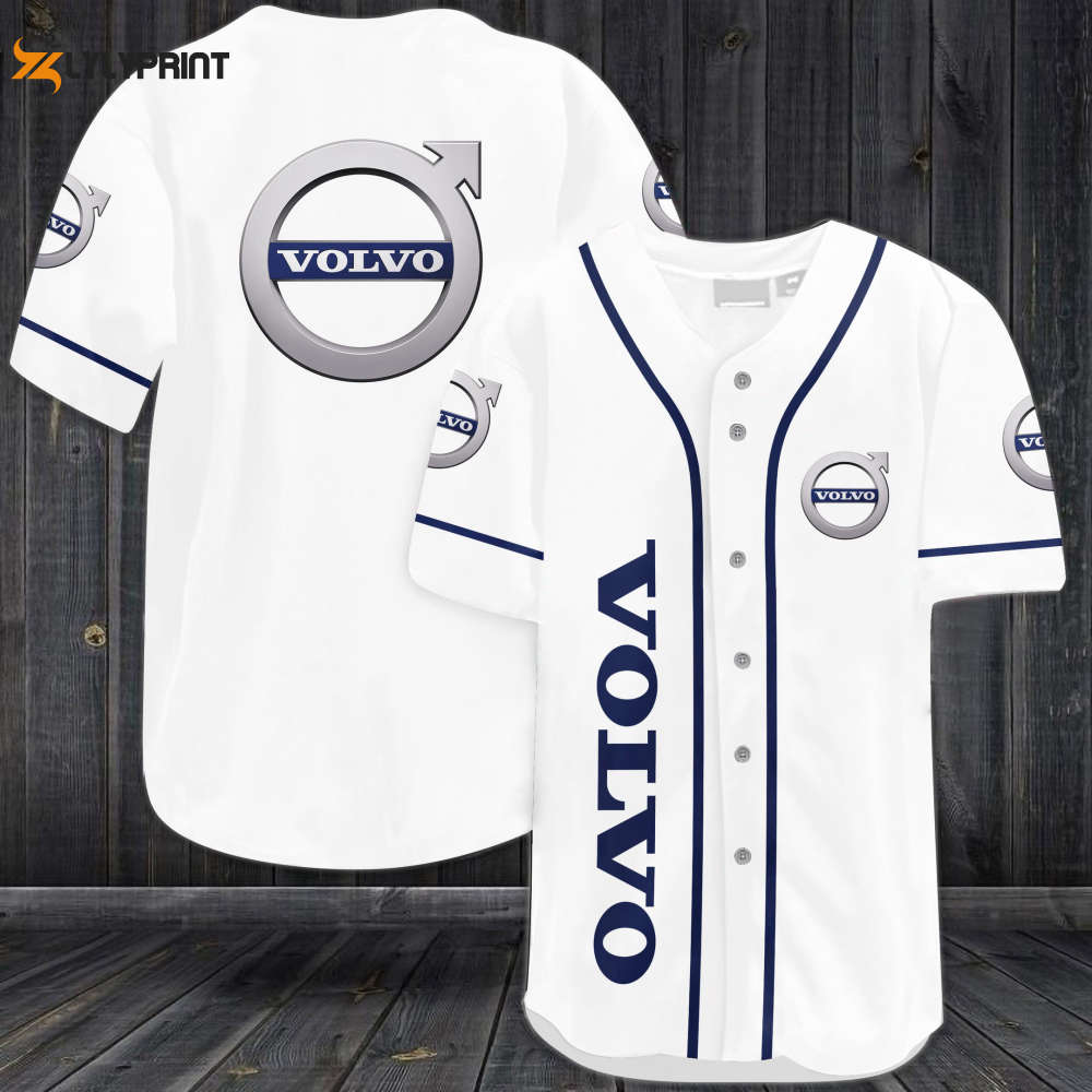 Volvo Baseball Jersey - lylyprint.com baseball jersey product view 1