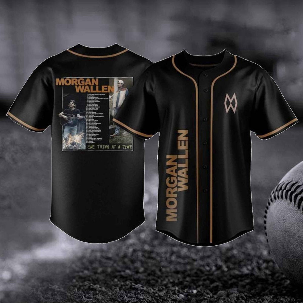 Wallen Baseball Jersey: One Night At A Time Tour Shirt – Perfect Gift for Country Music Fans baseball jersey product view 1
