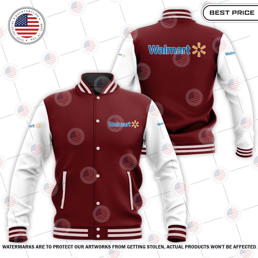 NEW Walmart Baseball Jacket baseball jersey product view 1
