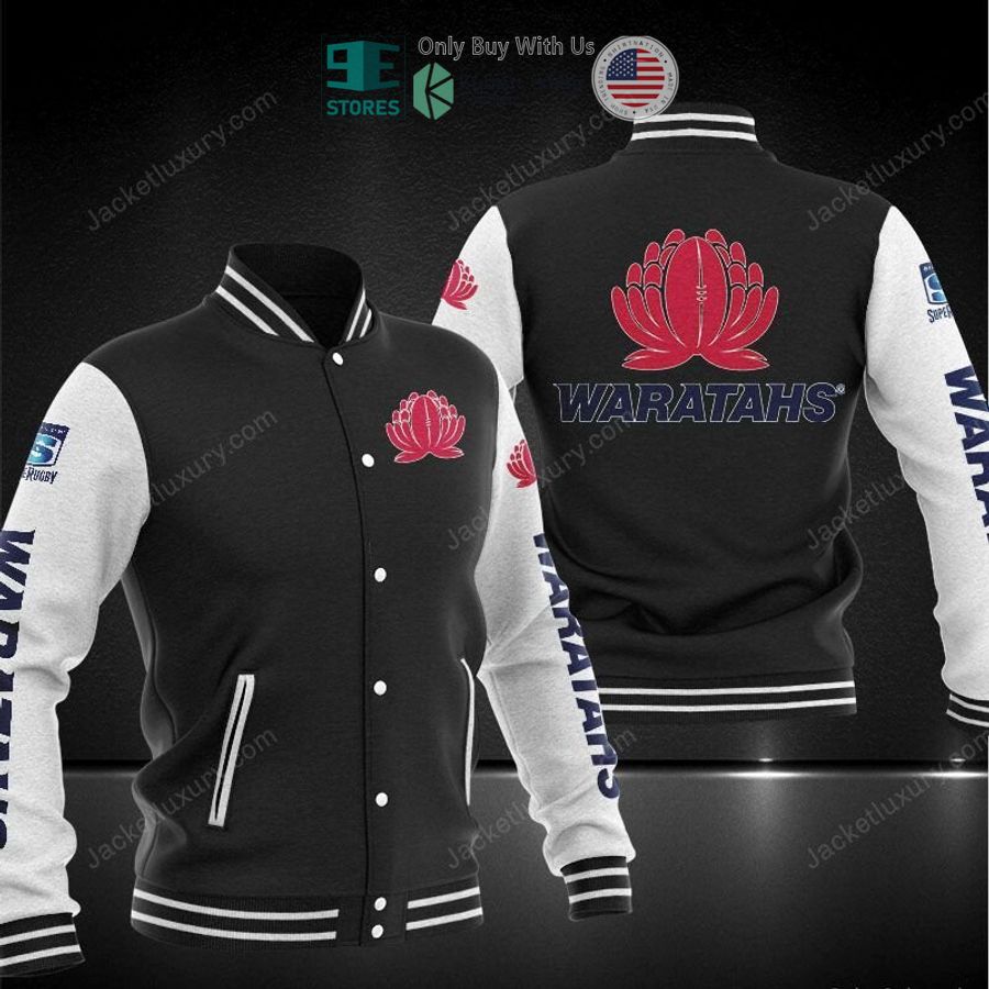 BEST Waratahs Super Rugby Baseball Jacket baseball jersey product view 1