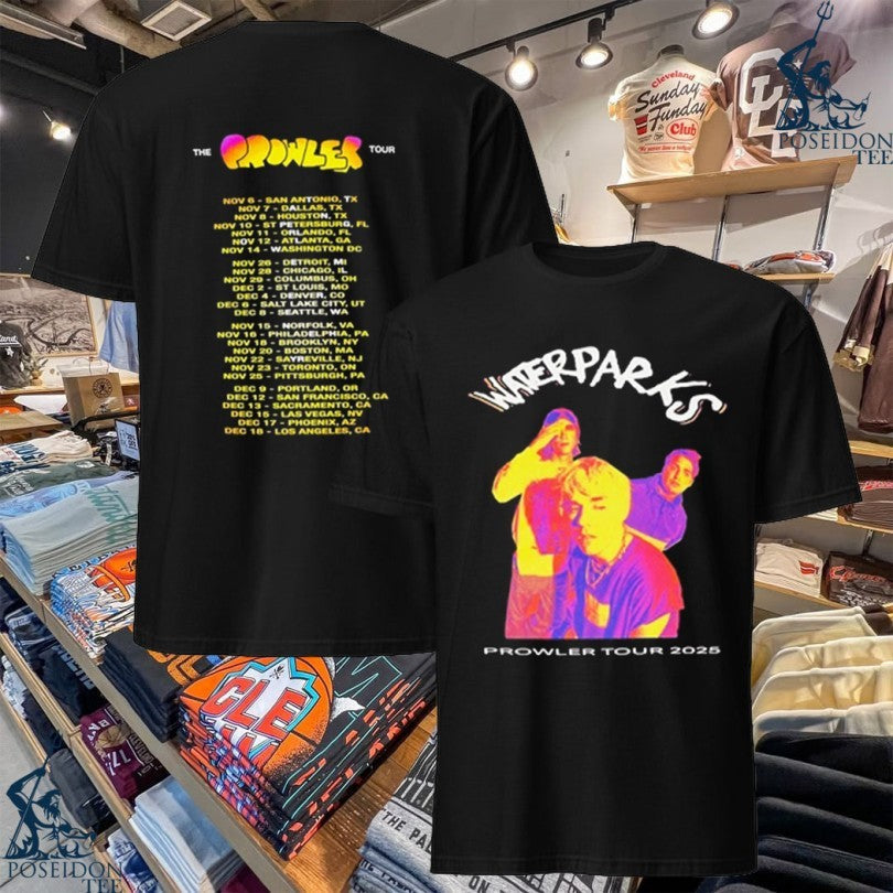 Waterparks Infrared Tour T-shirt Unisex T-shirt, Sweatshirt, Hoodie, Long Sleeve Tee - T-Shirt, Sweatshirt, Hoodie