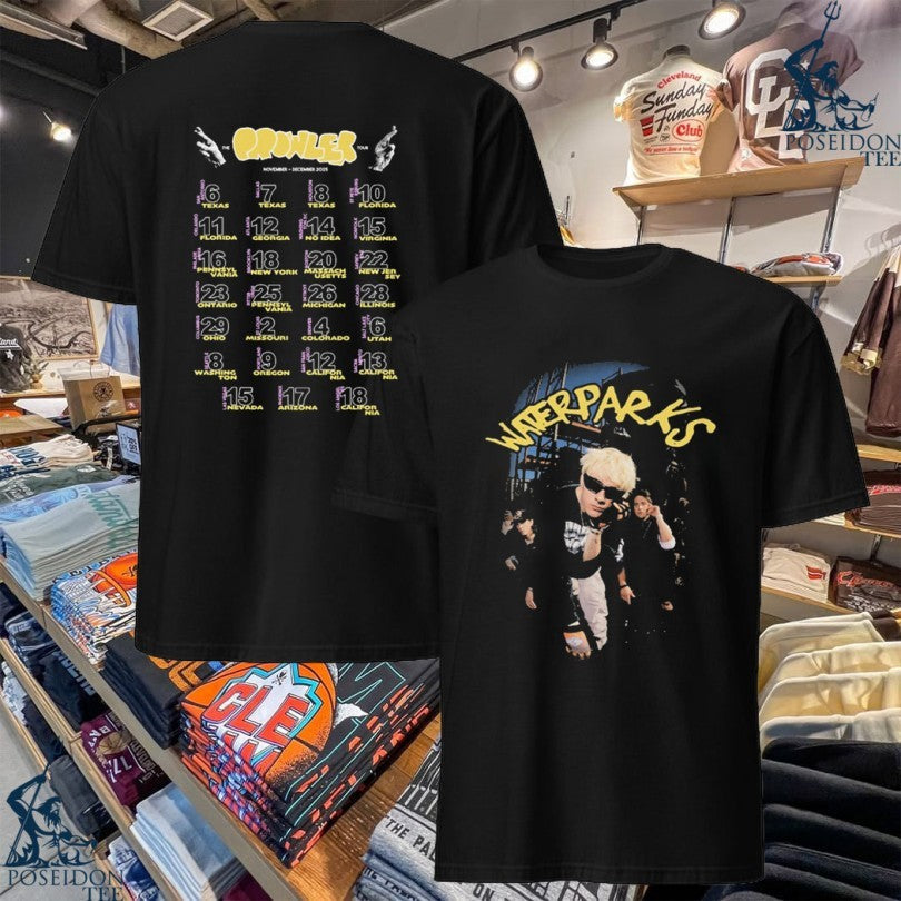 Waterparks Junkyard Photo Tour T-shirt Unisex T-shirt, Sweatshirt, Hoodie, Long Sleeve Tee - T-Shirt, Sweatshirt, Hoodie