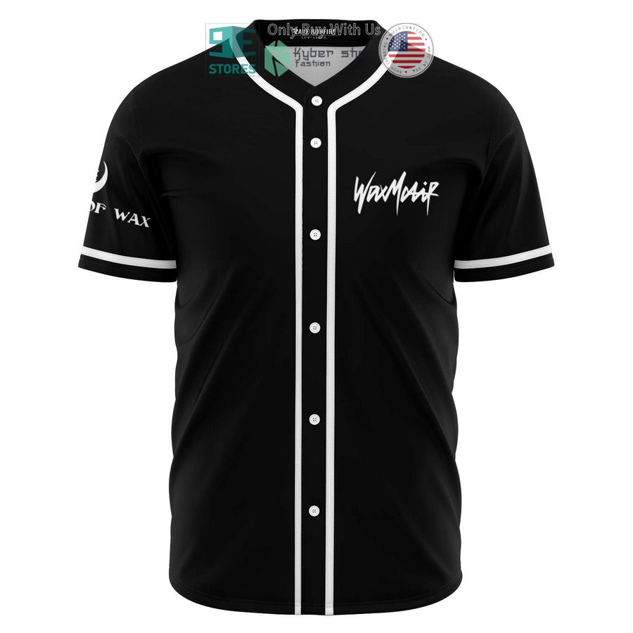 BEST Wax Motif Hard Street black Baseball Jersey baseball jersey product view 1
