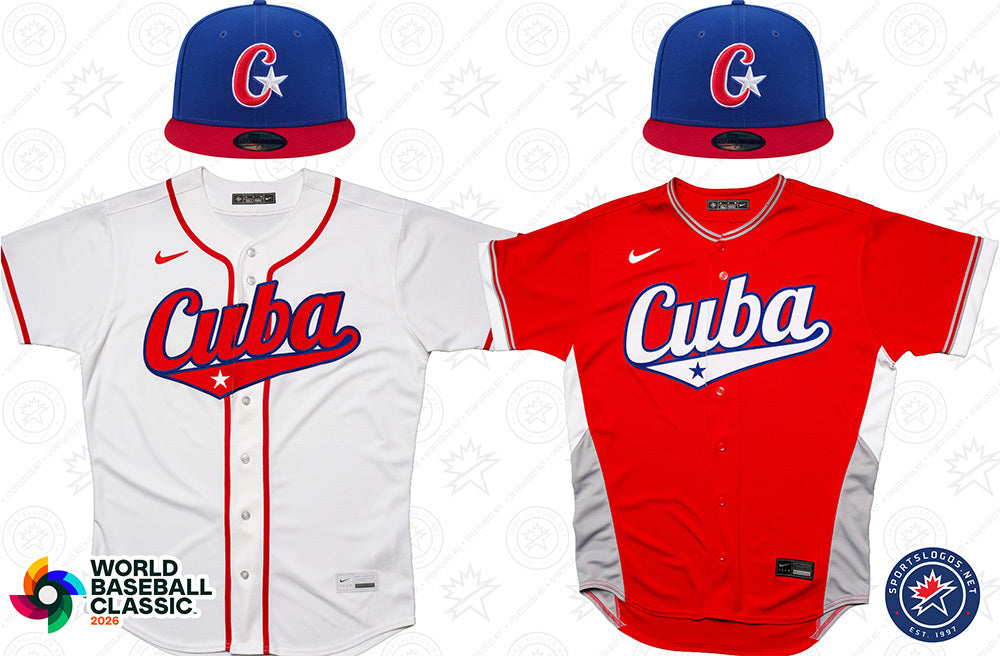 wbc-2026-uniforms-cuba Baseball Jersey baseball jersey product view 1