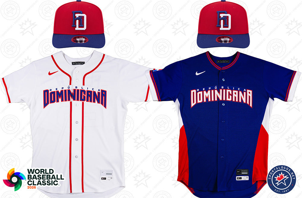 wbc-2026-uniforms-dominican-republic Baseball Jersey baseball jersey product view 1