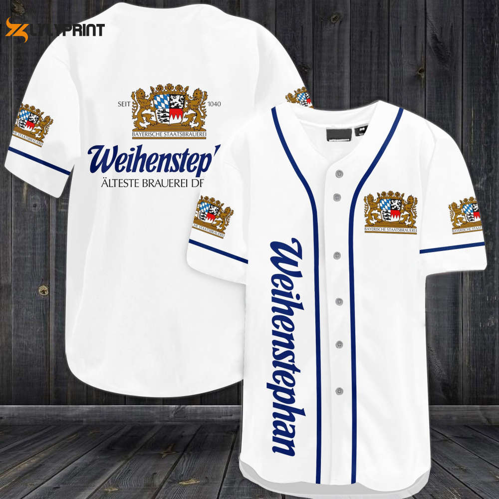Weihenstephan Beer Baseball Jersey - lylyprint.com baseball jersey product view 1