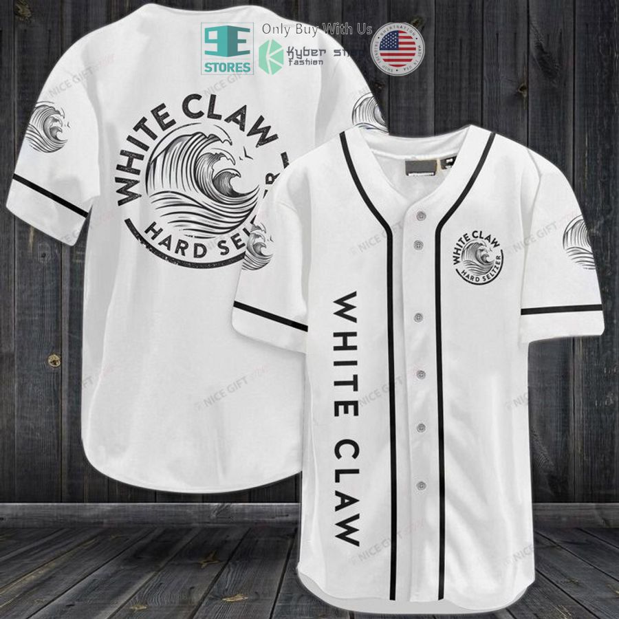 BEST White Claw logo Baseball Jersey baseball jersey product view 1