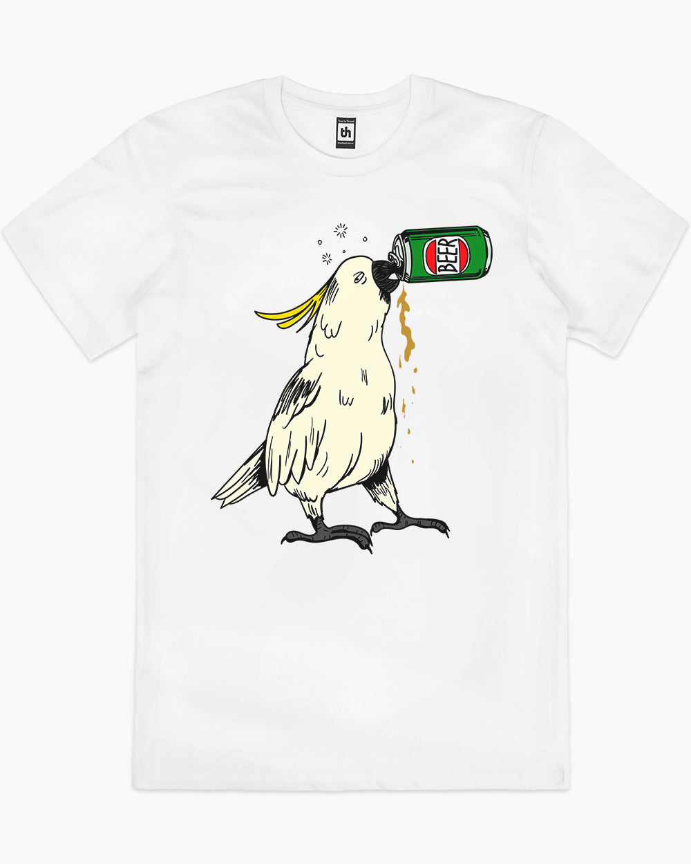Cockatoo Beer T-Shirt Unisex T-shirt, Sweatshirt, Hoodie, Long Sleeve Tee - T-Shirt, Sweatshirt, Hoodie