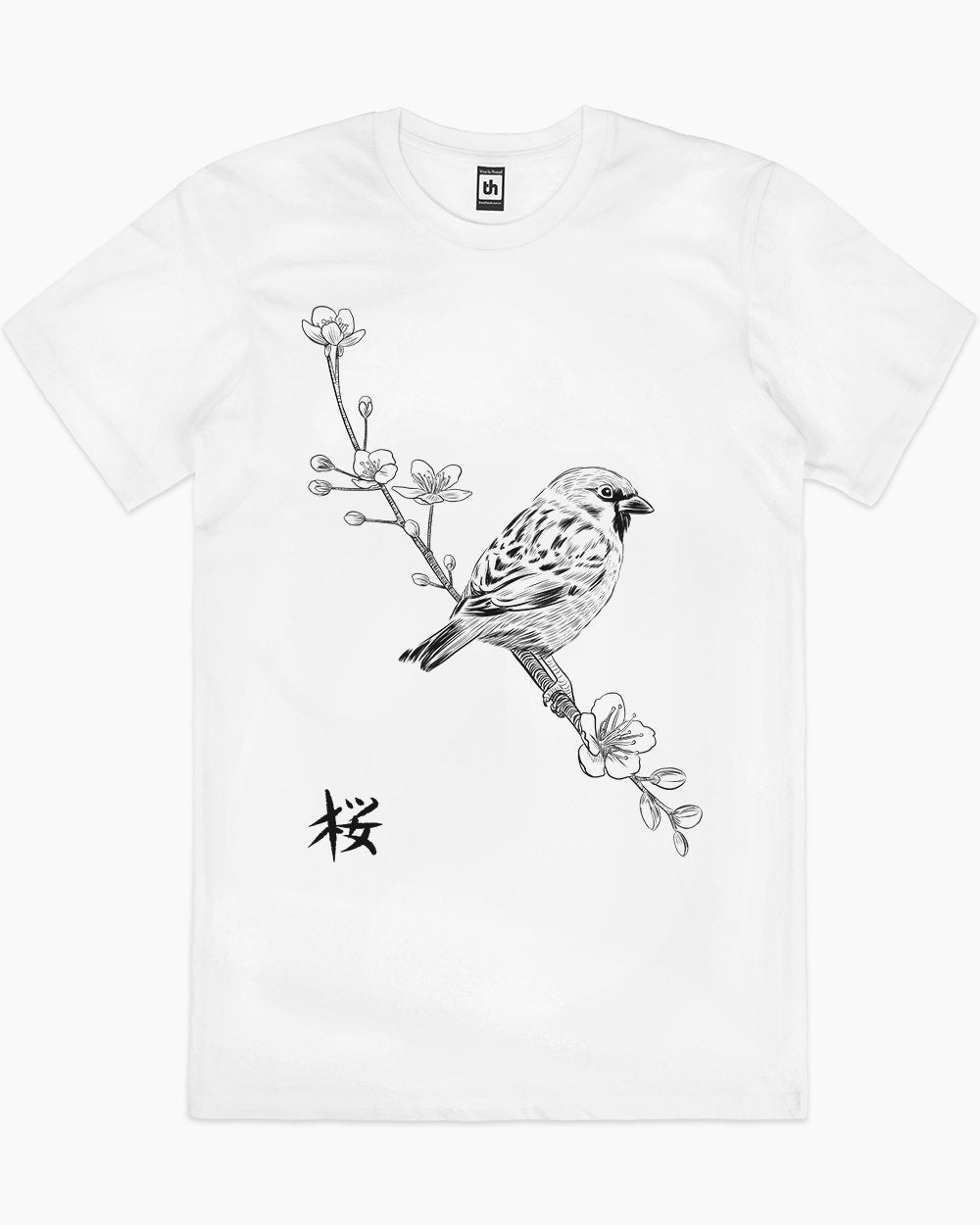 Sparrow on Cherry T-Shirt Unisex T-shirt, Sweatshirt, Hoodie, Long Sleeve Tee - T-Shirt, Sweatshirt, Hoodie