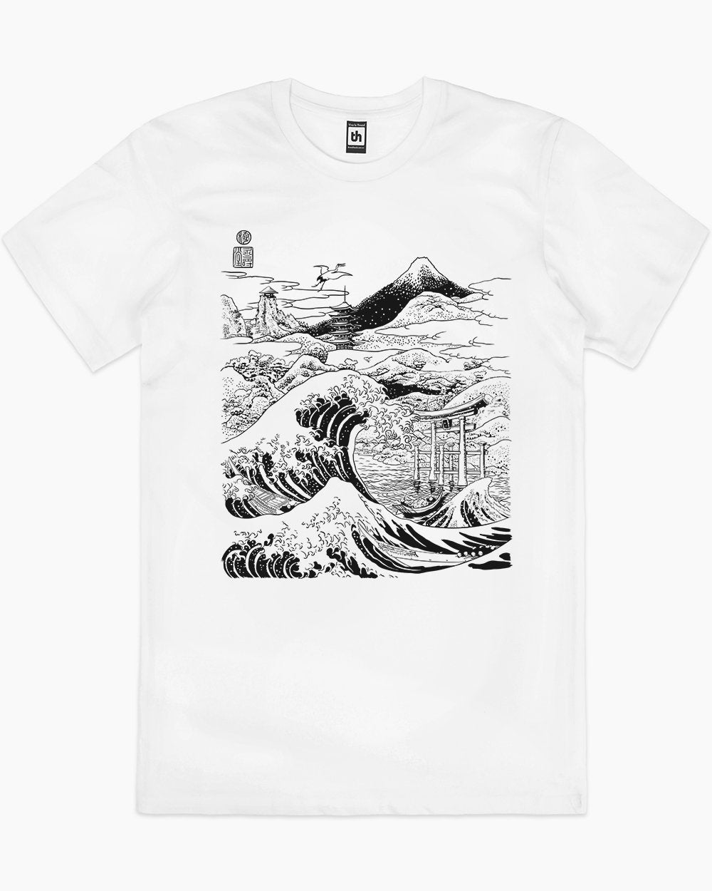 The Great Wave on Mount Fujiyama T-Shirt Unisex T-shirt, Sweatshirt, Hoodie, Long Sleeve Tee - T-Shirt, Sweatshirt, Hoodie