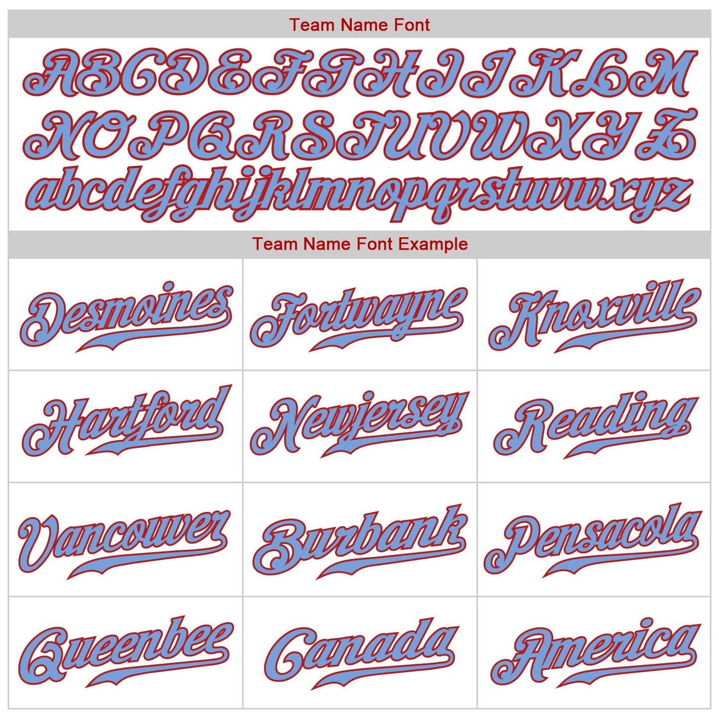 Custom White Light Blue Pinstripe Light Blue-Red Authentic Baseball Jersey baseball jersey product view 4
