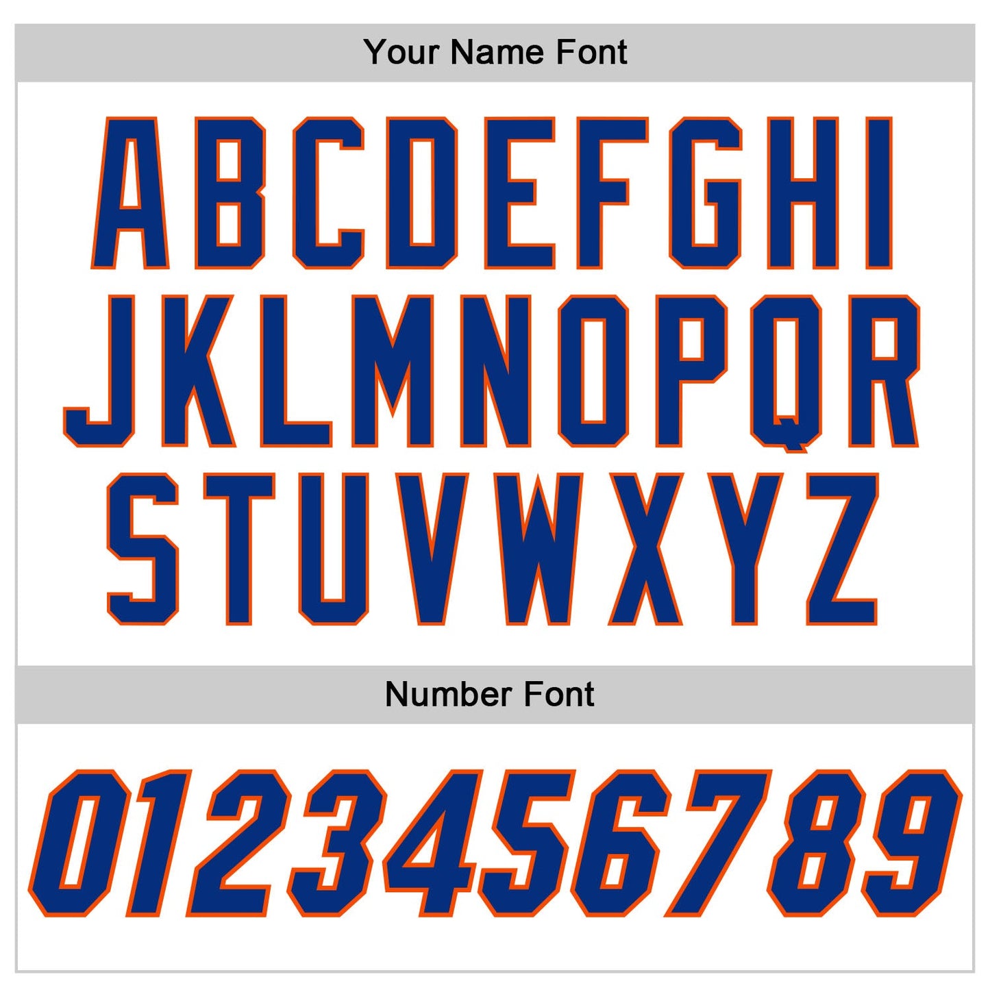 Custom White Royal Pinstripe Royal-Orange Authentic Baseball Jersey baseball jersey product view 5