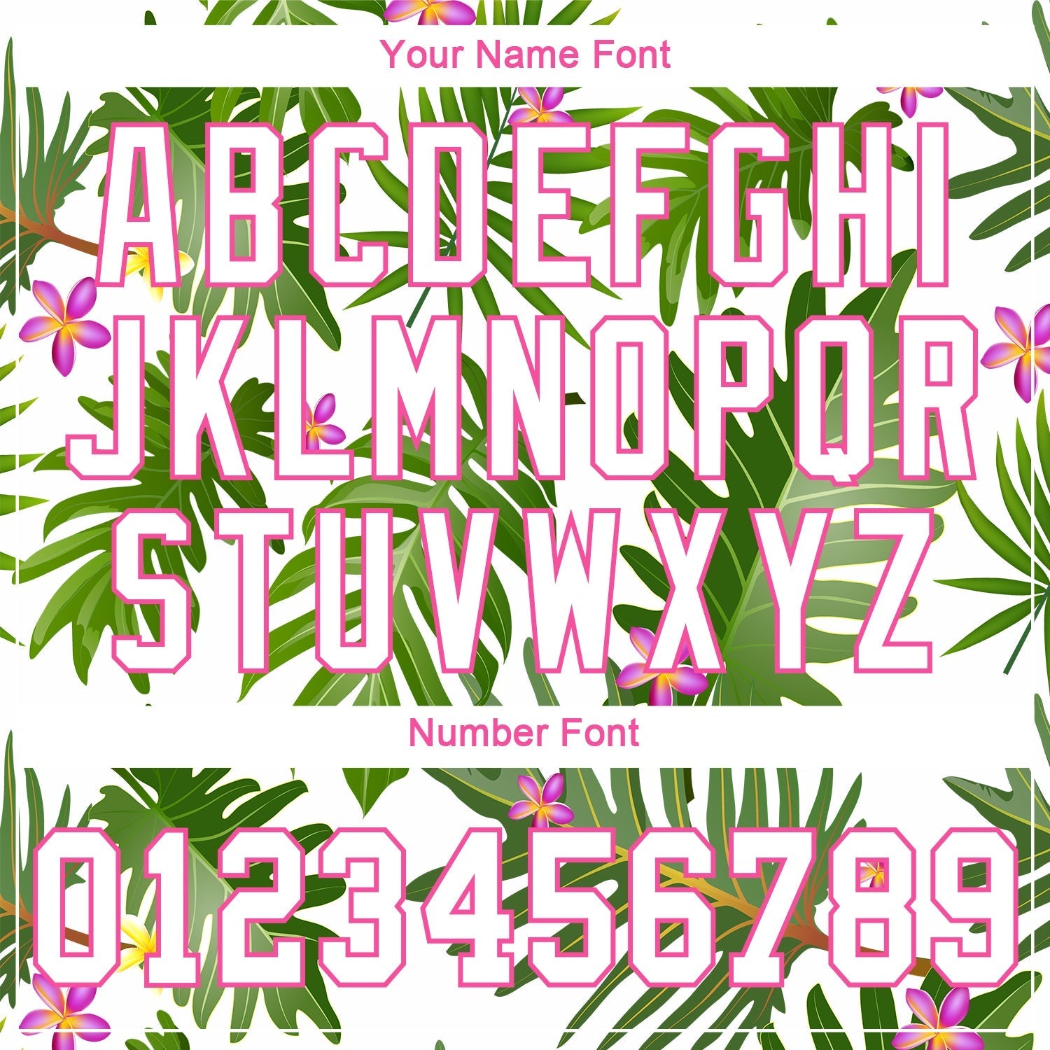 Custom White White-Pink 3D Pattern Design Tropical Palm Leaves Authentic Baseball Jersey baseball jersey product view 5