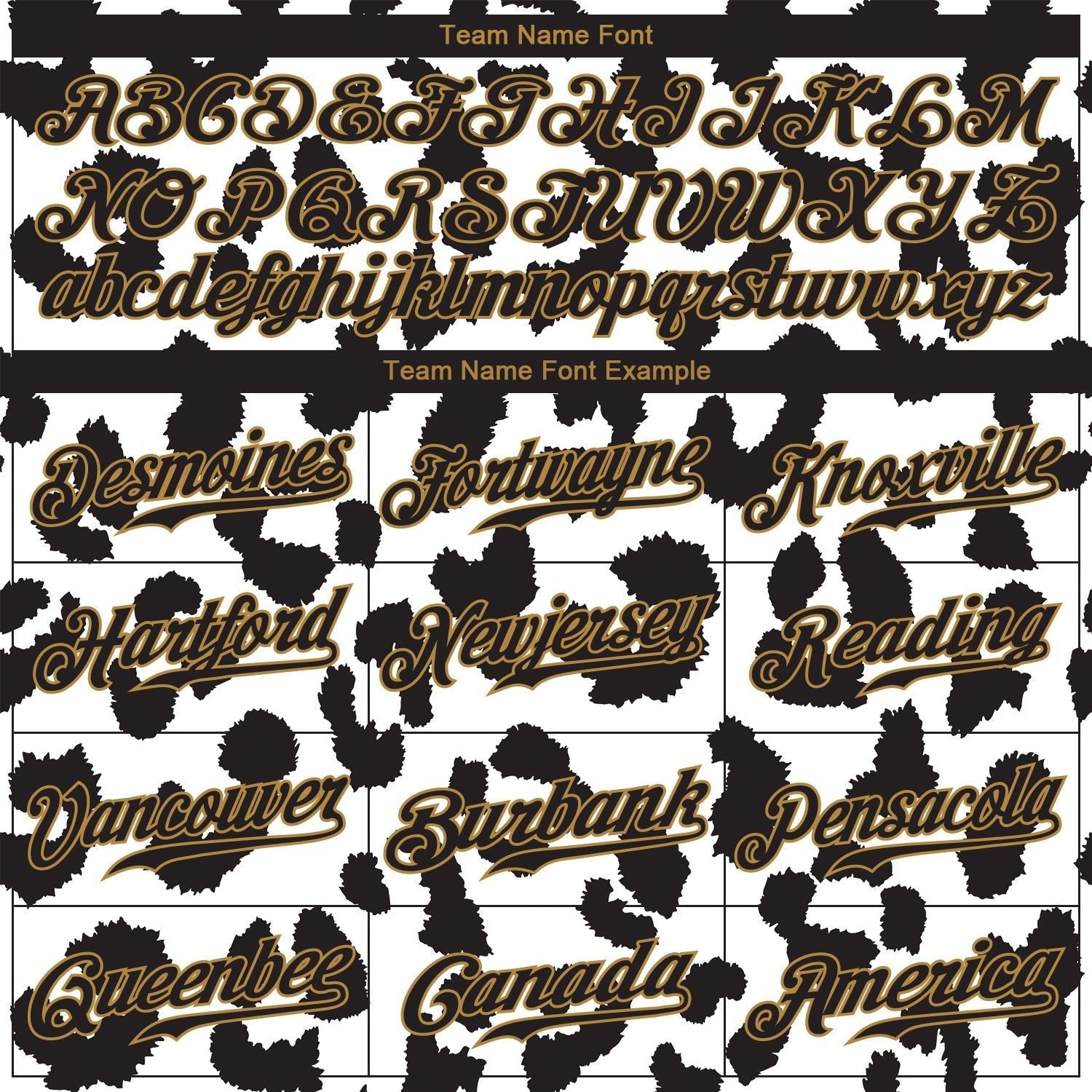 Custom White Black-Old Gold 3D Pattern Design Leopard Authentic Baseball Jersey baseball jersey product view 4