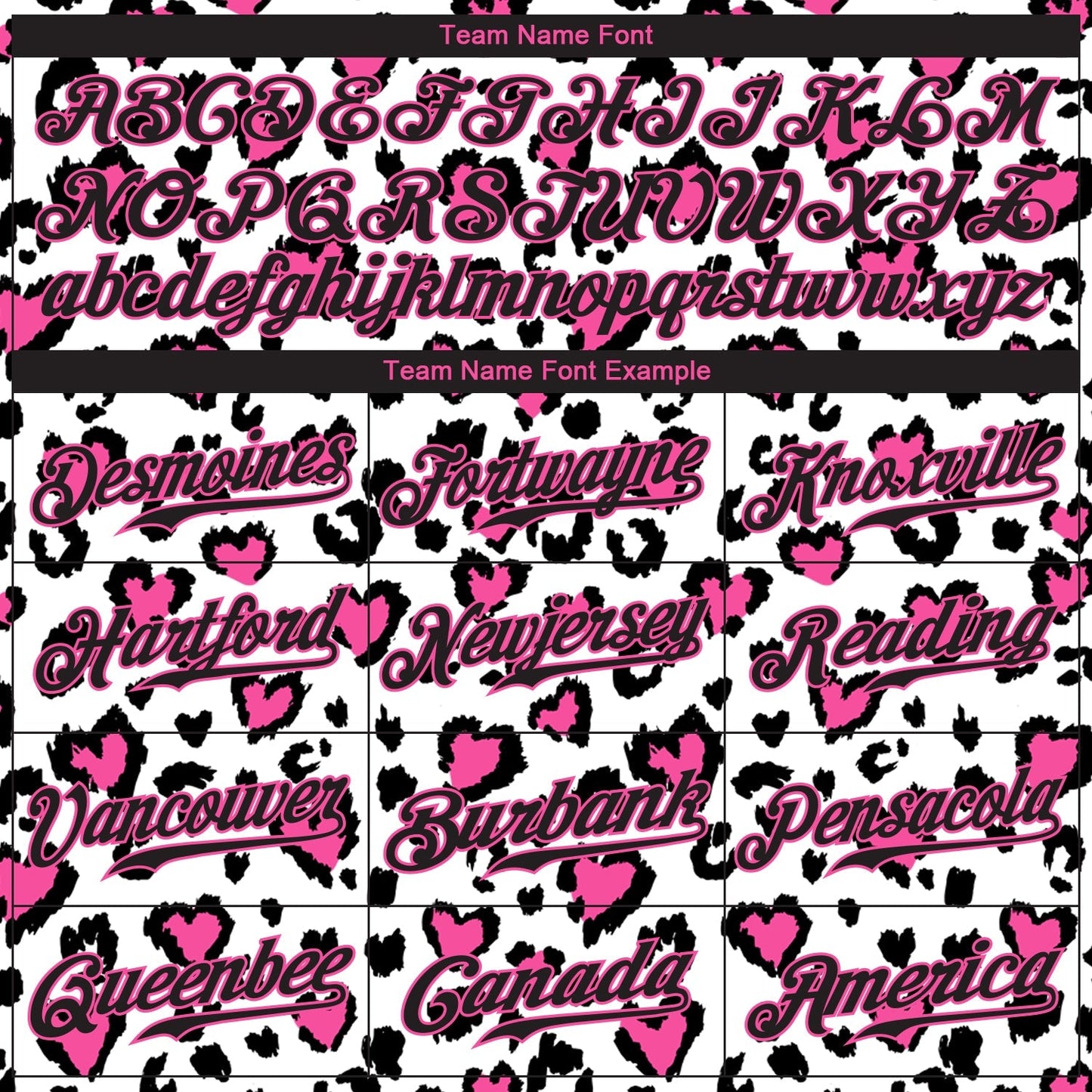 Custom White Black-Pink 3D Pattern Design Leopard Authentic Baseball Jersey baseball jersey product view 4