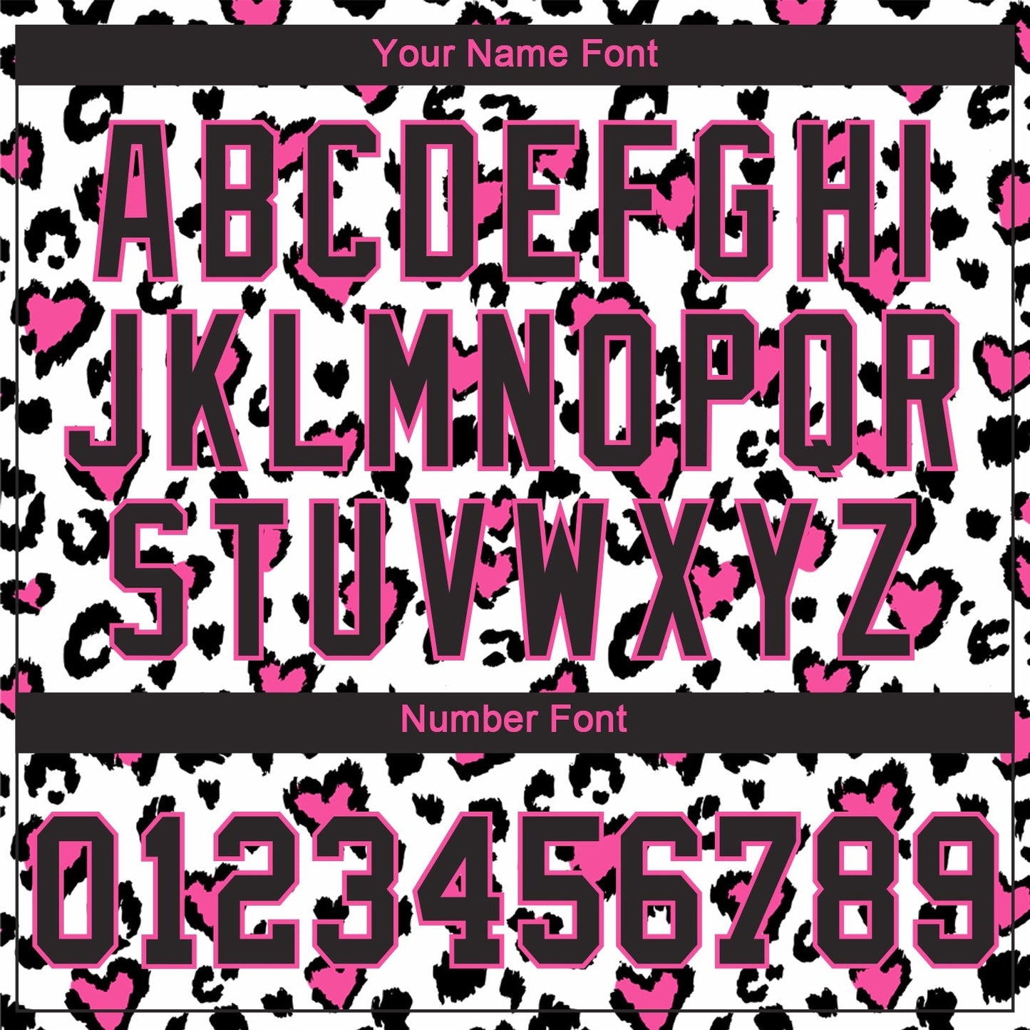 Custom White Black-Pink 3D Pattern Design Leopard Authentic Baseball Jersey baseball jersey product view 5