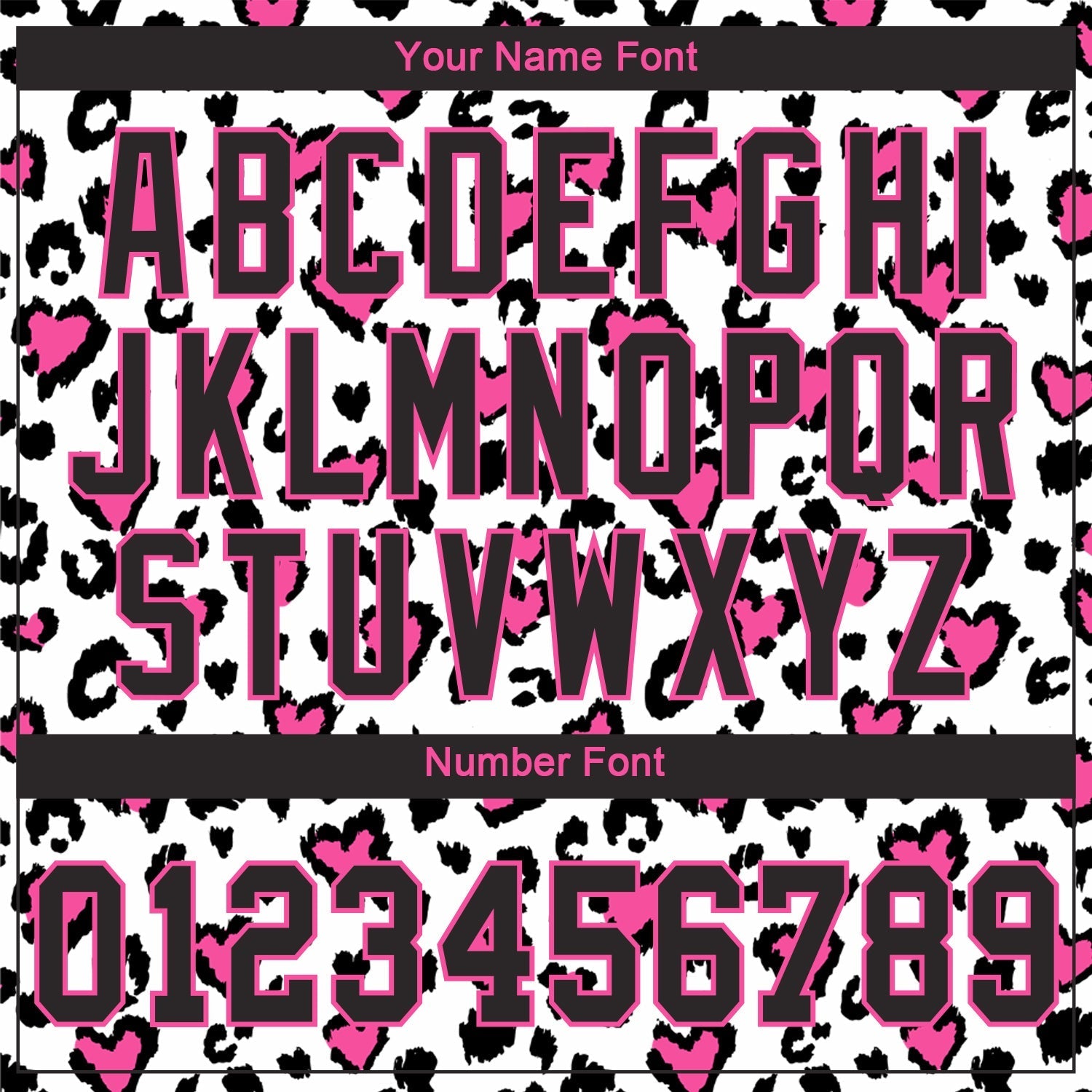 Custom White Black-Pink 3D Pattern Design Leopard Authentic Baseball Jersey baseball jersey product view 5