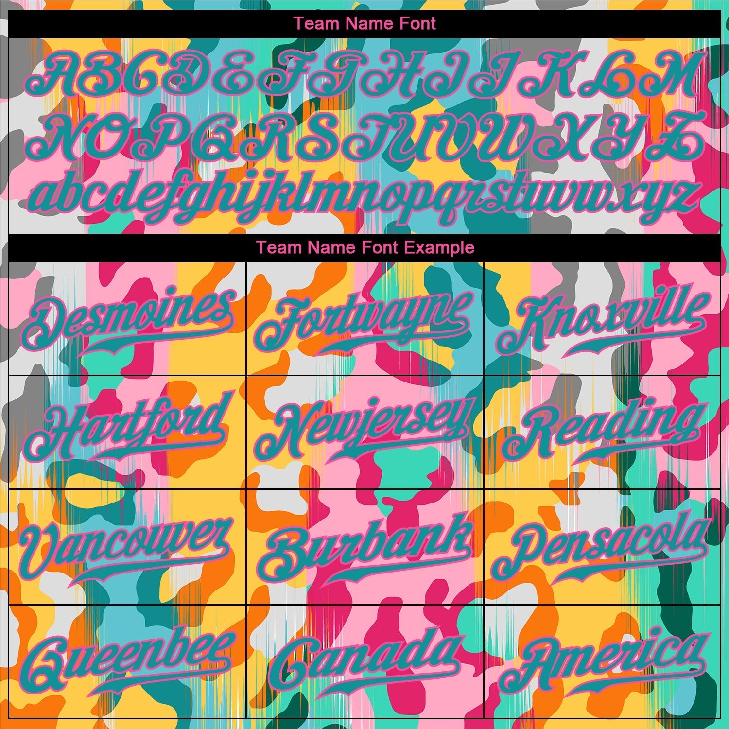 Custom White Teal-Pink 3D Pattern Design Leopard Authentic Baseball Jersey baseball jersey product view 4