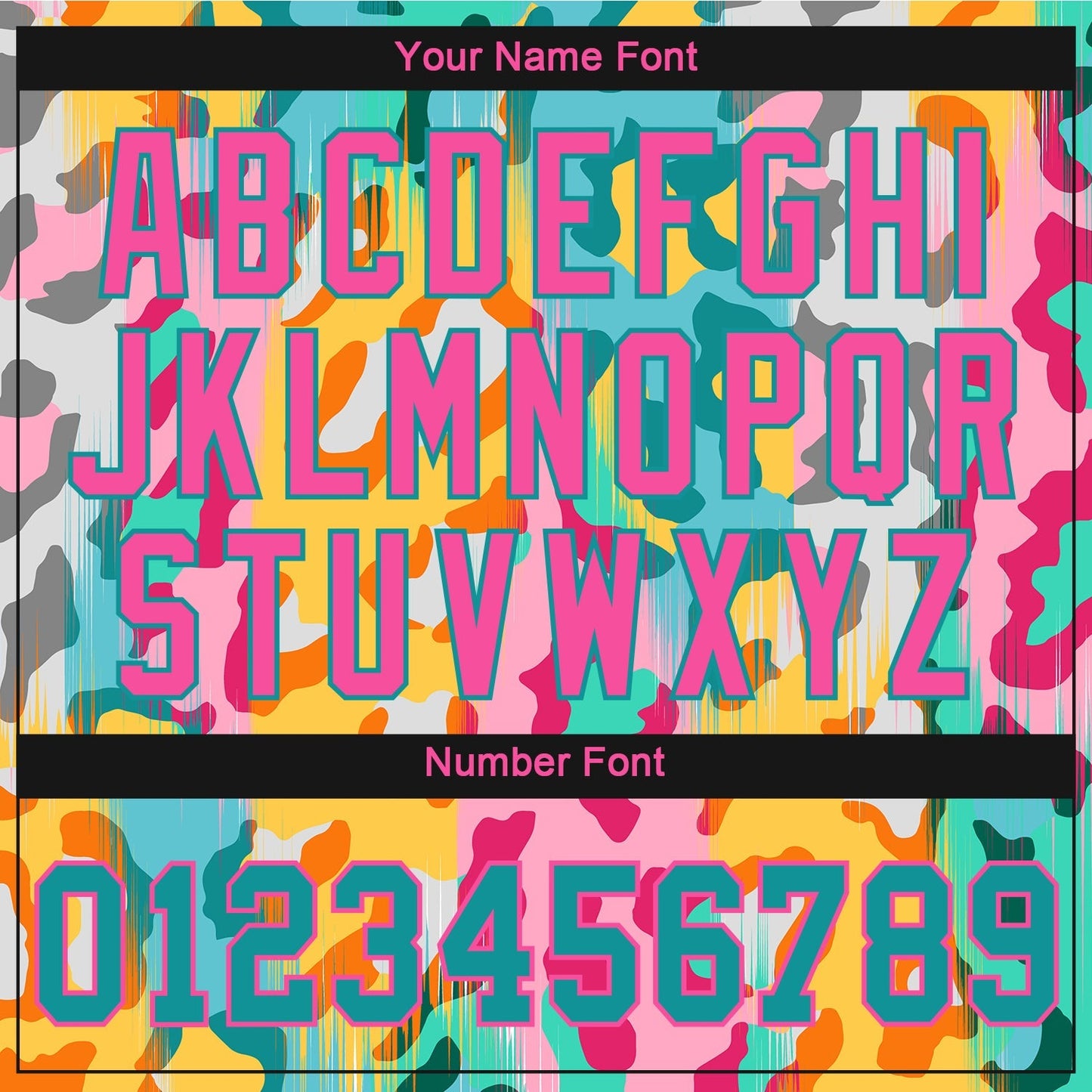 Custom White Teal-Pink 3D Pattern Design Leopard Authentic Baseball Jersey baseball jersey product view 5