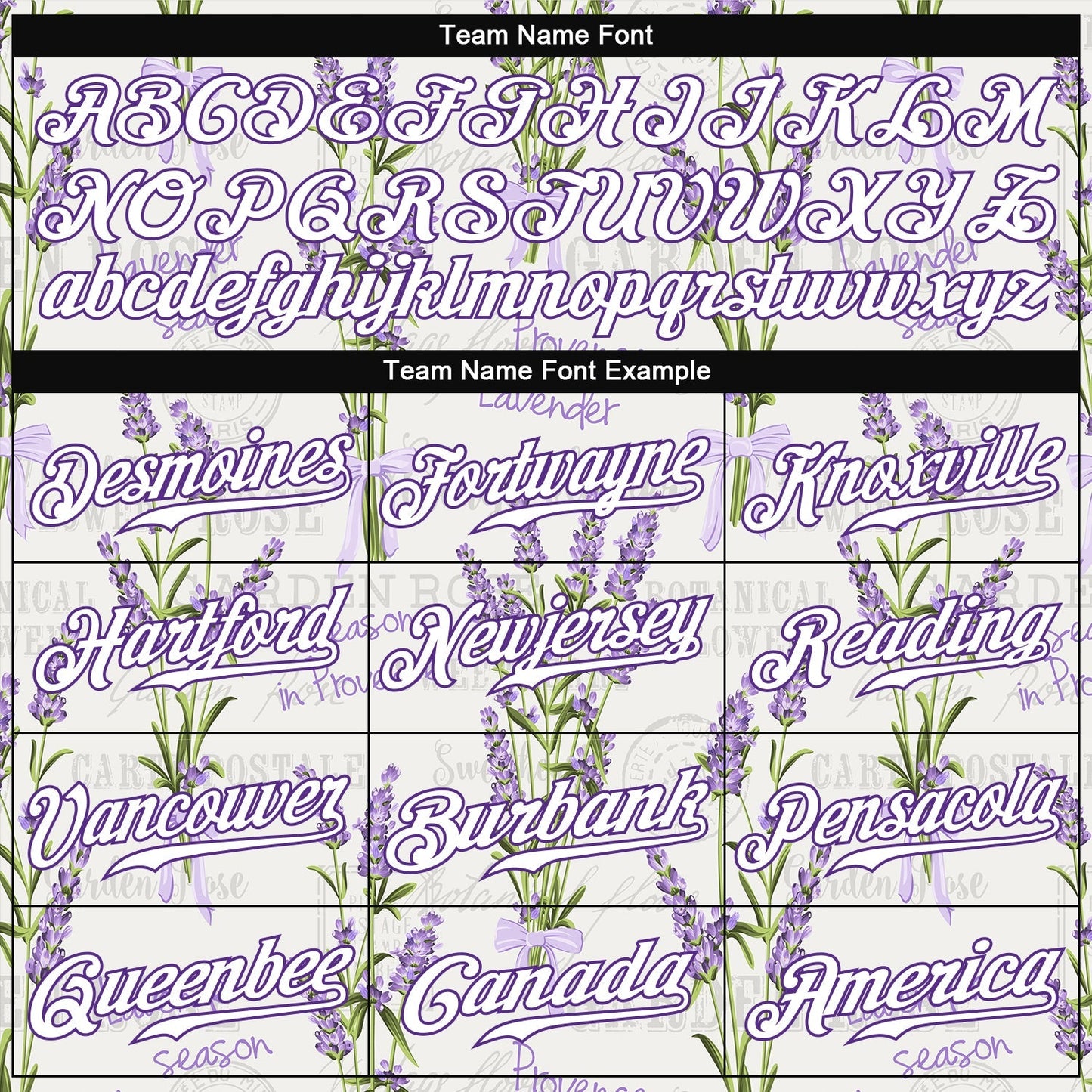 Custom White White-Purple 3D Pattern Design Lavenders Authentic Baseball Jersey baseball jersey product view 4