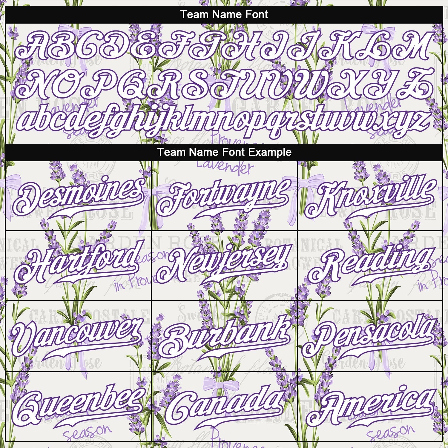 Custom White White-Purple 3D Pattern Design Lavenders Authentic Baseball Jersey baseball jersey product view 4