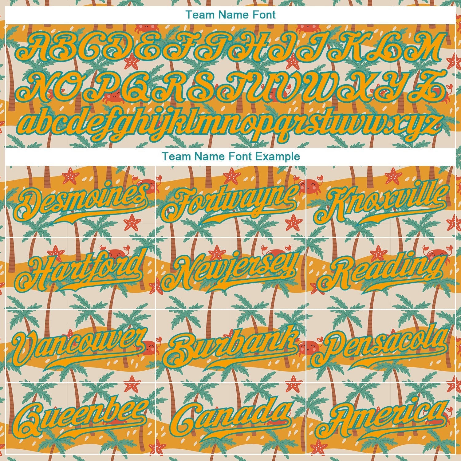 Custom White Gold-Teal 3D Pattern Design Hawaii Palm Trees Authentic Baseball Jersey baseball jersey product view 4