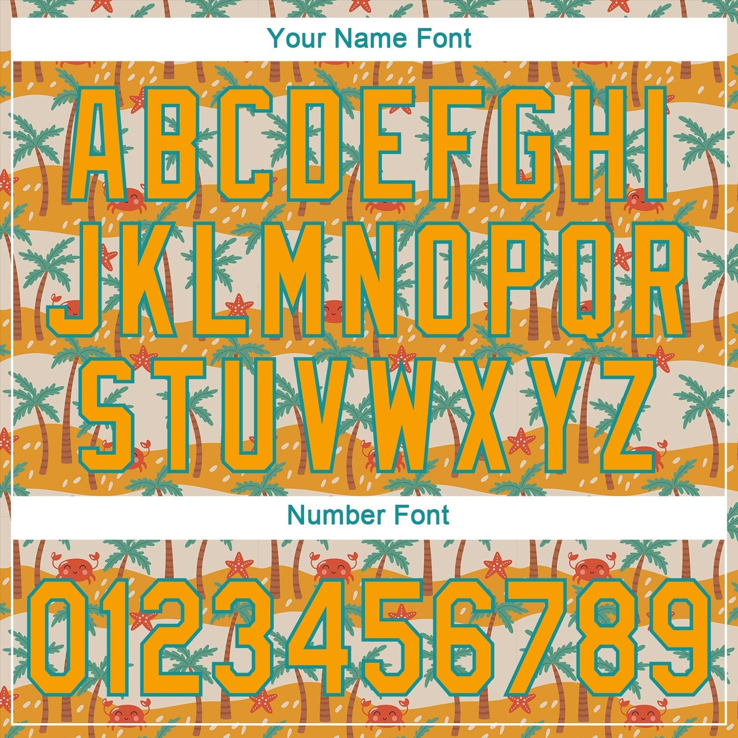 Custom White Gold-Teal 3D Pattern Design Hawaii Palm Trees Authentic Baseball Jersey baseball jersey product view 5
