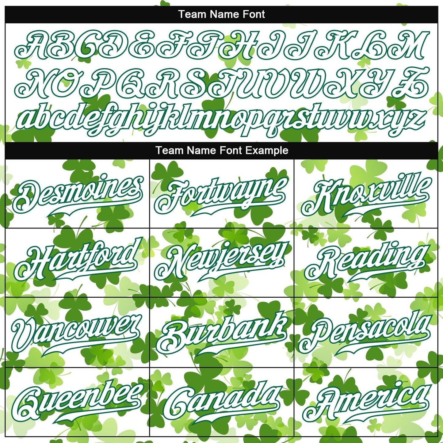 Custom White White-Kelly Green 3D Pattern Design Authentic St. Patrick's Day Baseball Jersey baseball jersey product view 4