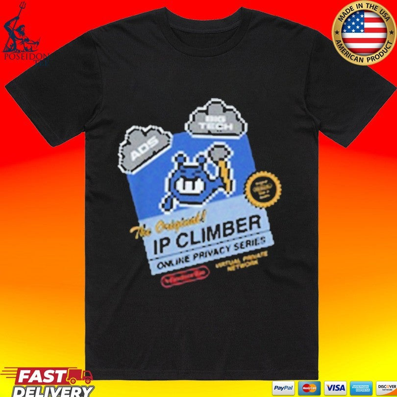 Windscribe Ip Climber Game Cart T-shirt Unisex T-shirt, Sweatshirt, Hoodie, Long Sleeve Tee - T-Shirt, Sweatshirt, Hoodie