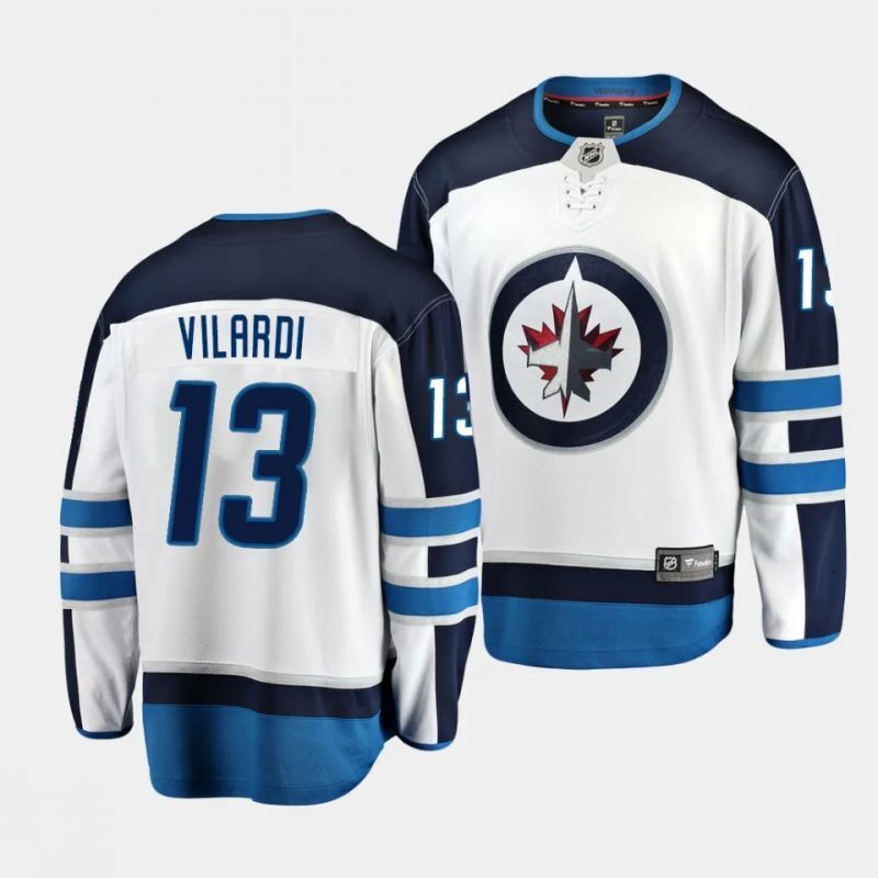 winnipeg jets #13 gabriel vilardi away white breakaway player jersey Hockey Jersey hockey jersey product view 1