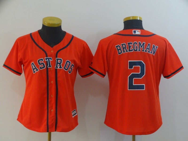 women Houston Astros #2 Alex Bregman Style 1 Baseball Jersey baseball jersey product view 1