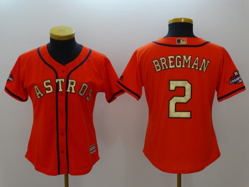 women Houston Astros #2 Alex Bregman Style 2 Baseball Jersey baseball jersey product view 1