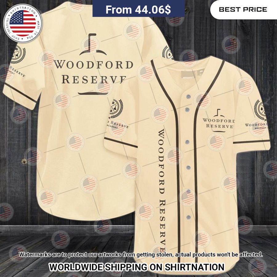 Woodford Reserve Baseball Shirt baseball jersey product view 1