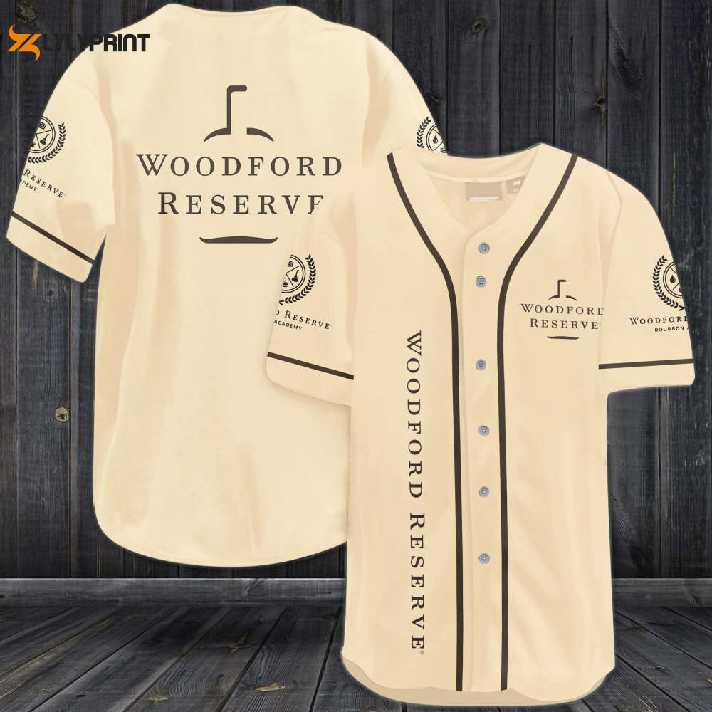 Woodford Reserve Baseball Jersey - lylyprint.com baseball jersey product view 1