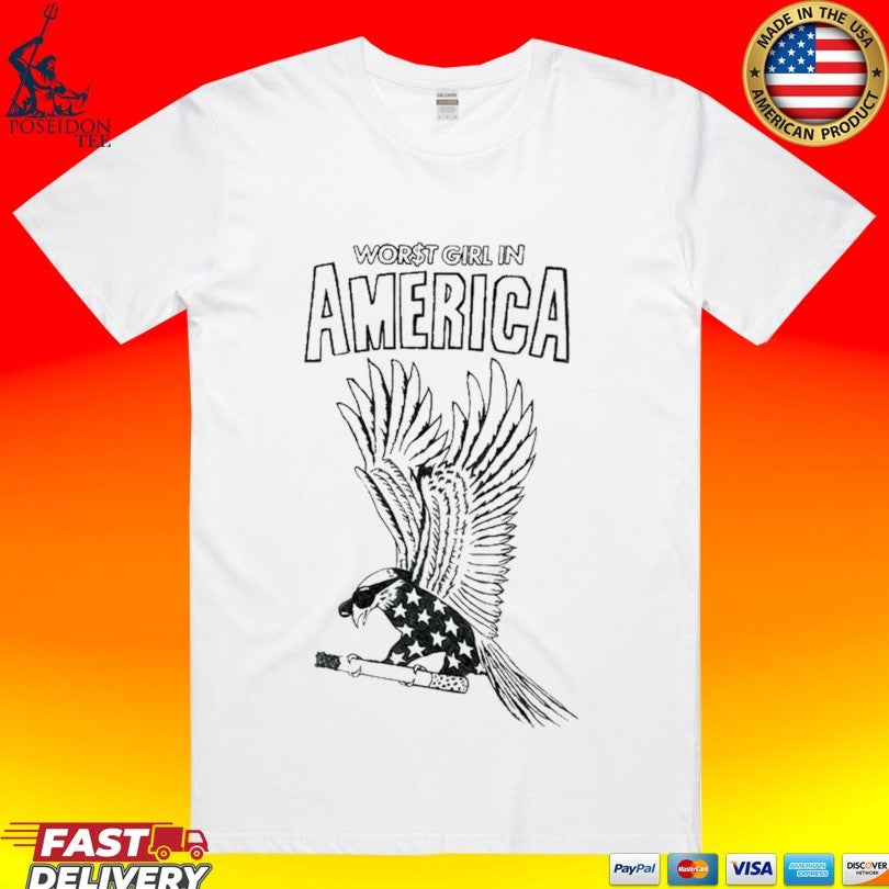 Worst Girl In America Wgia$ Eagle T-shirt Unisex T-shirt, Sweatshirt, Hoodie, Long Sleeve Tee - T-Shirt, Sweatshirt, Hoodie