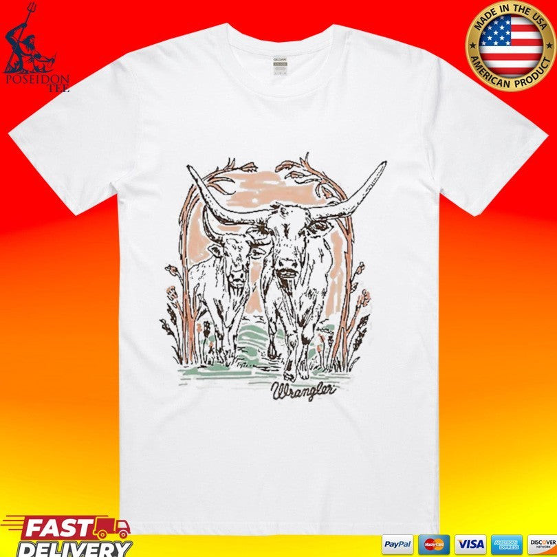 Wrangler Bull Arbor Reg Fit T-shirt Unisex T-shirt, Sweatshirt, Hoodie, Long Sleeve Tee - T-Shirt, Sweatshirt, Hoodie