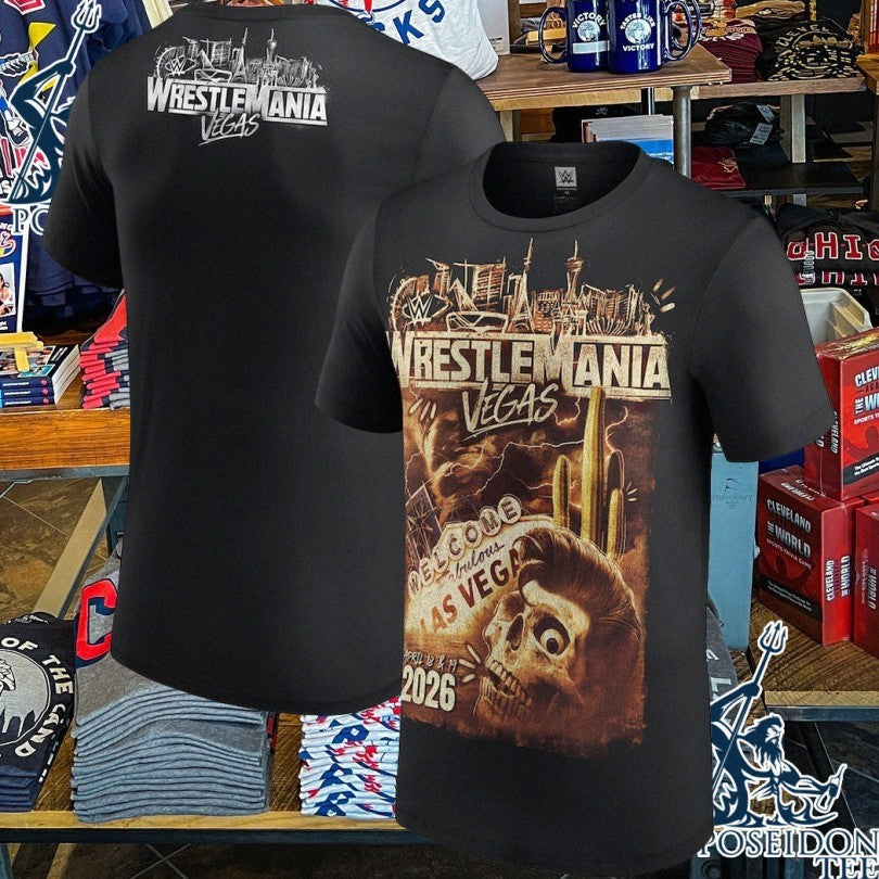 Wrestlemania 42 Wasteland T-shirt Unisex T-shirt, Sweatshirt, Hoodie, Long Sleeve Tee - T-Shirt, Sweatshirt, Hoodie