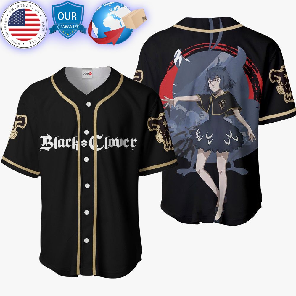HOT Black Clover Secre Swallowtail Baseball Jersey baseball jersey product view 1