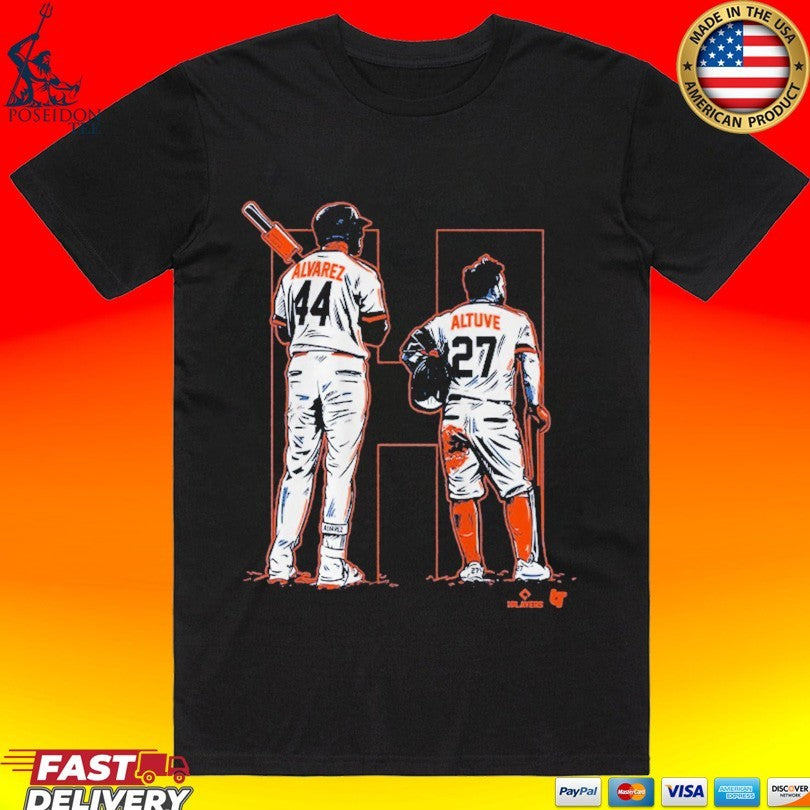 Yordan Alvarez And Jose Altuve Two Pals T-shirt Unisex T-shirt, Sweatshirt, Hoodie, Long Sleeve Tee - T-Shirt, Sweatshirt, Hoodie