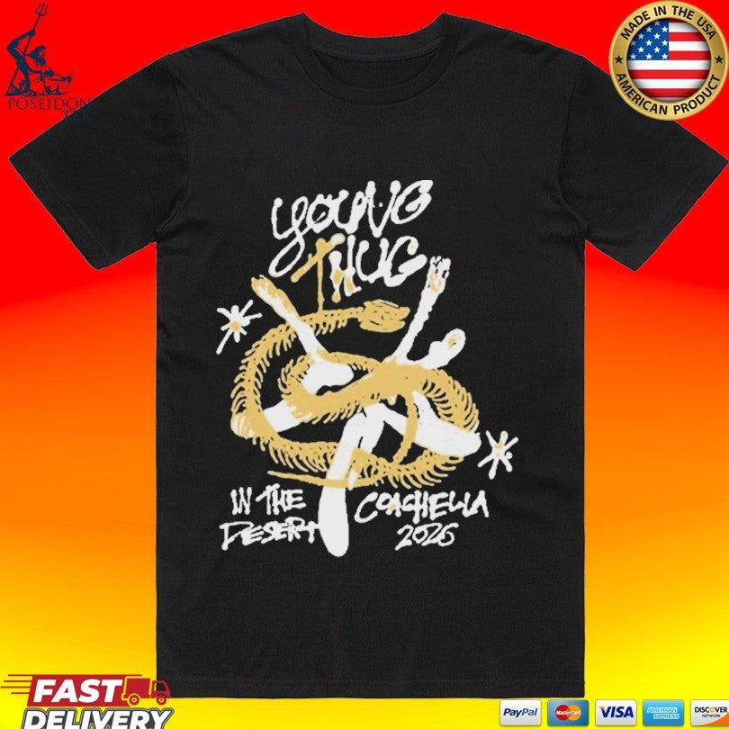 Young Thug In The Desert Coachella 2026 T-shirt Unisex T-shirt, Sweatshirt, Hoodie, Long Sleeve Tee - T-Shirt, Sweatshirt, Hoodie