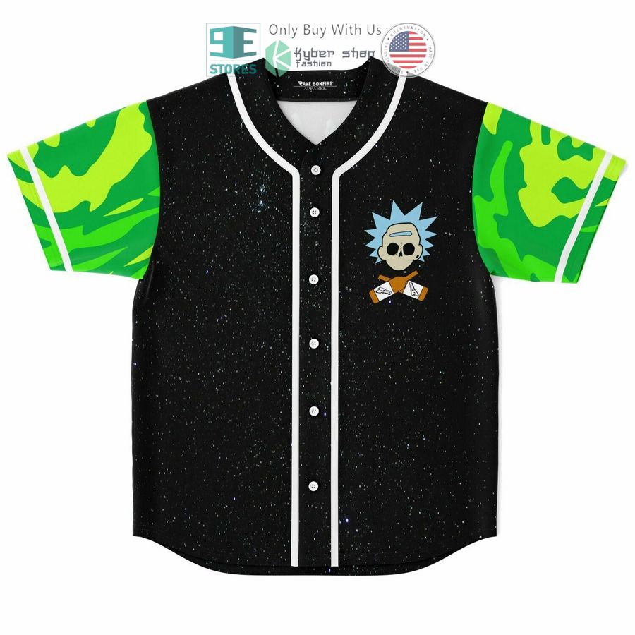 BEST Zombie Rick Sanchez Wubba Lubba Dub Dub Baseball Jersey baseball jersey product view 1